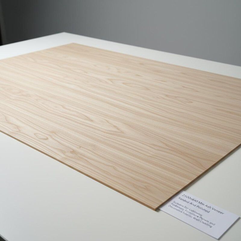 2500x640mm 애쉬 베니어 샌딩 및 폴리싱 마감, 캐비닛, 가구 패널 및 장식용 실내 벽 마감재에 적합